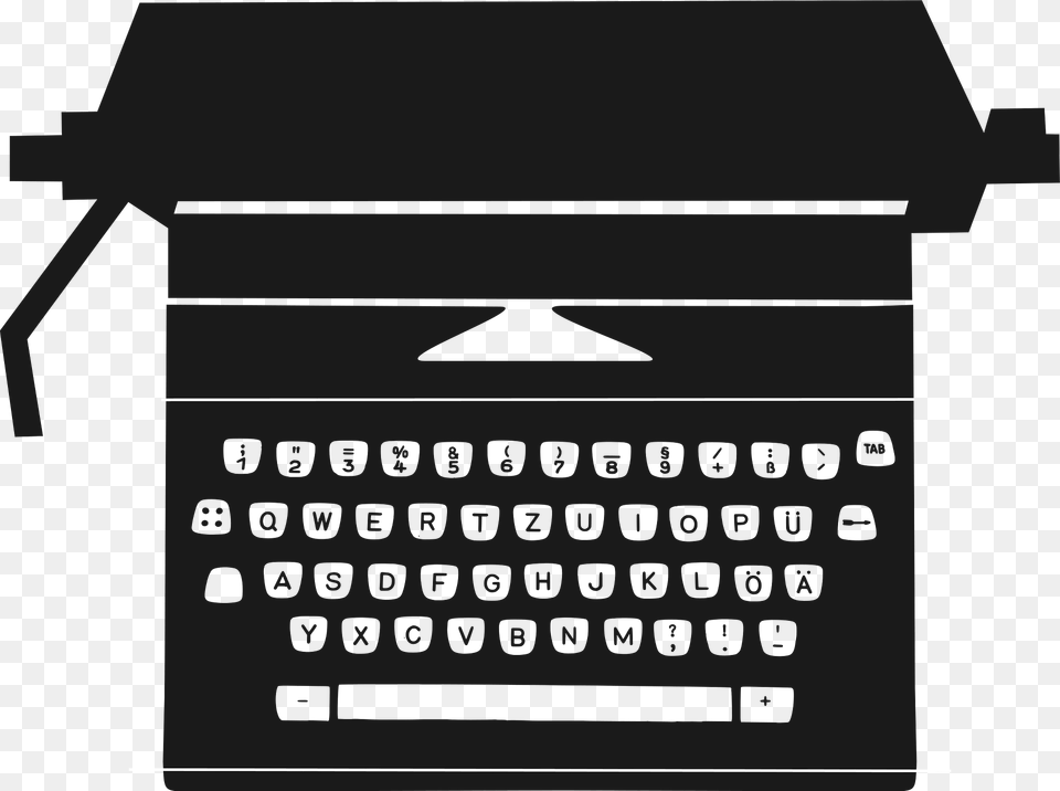 Typewriter Clipart, Computer, Electronics, Computer Hardware, Computer Keyboard Free Png Download