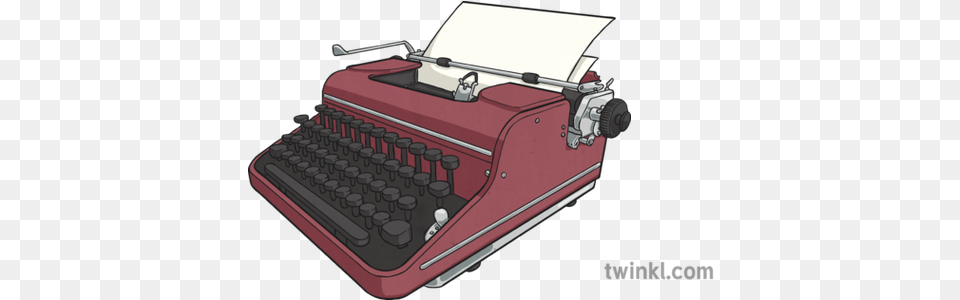 Typewriter Illustration Twinkl Machine, Computer Hardware, Electronics, Hardware, Computer Free Transparent Png