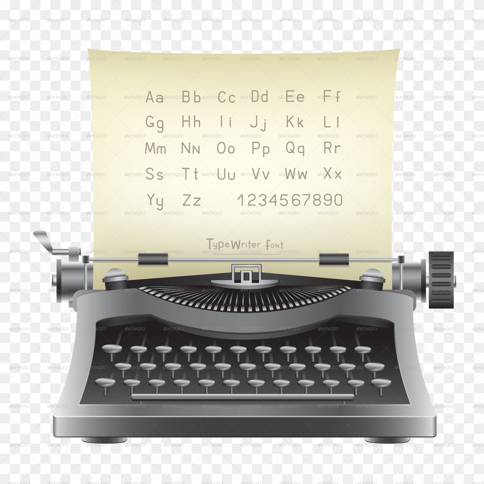Typewriter Skrivemaskine Skrift, Computer, Computer Hardware, Computer Keyboard, Electronics Png Image
