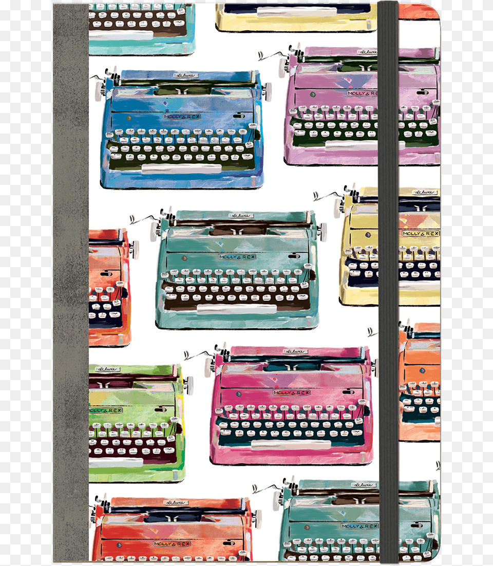 Typewriters Soft Cover Bungee Journal Punch Studio Be A Character Typewriter Spiral Bound, Computer, Computer Hardware, Computer Keyboard, Electronics Free Transparent Png