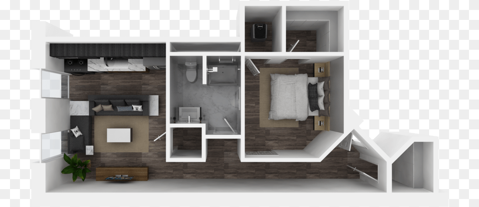 Typica Unit Type 5 Plans Floor 2 5 Scene Floor Plan, Indoors, Interior Design, Furniture, Architecture Png