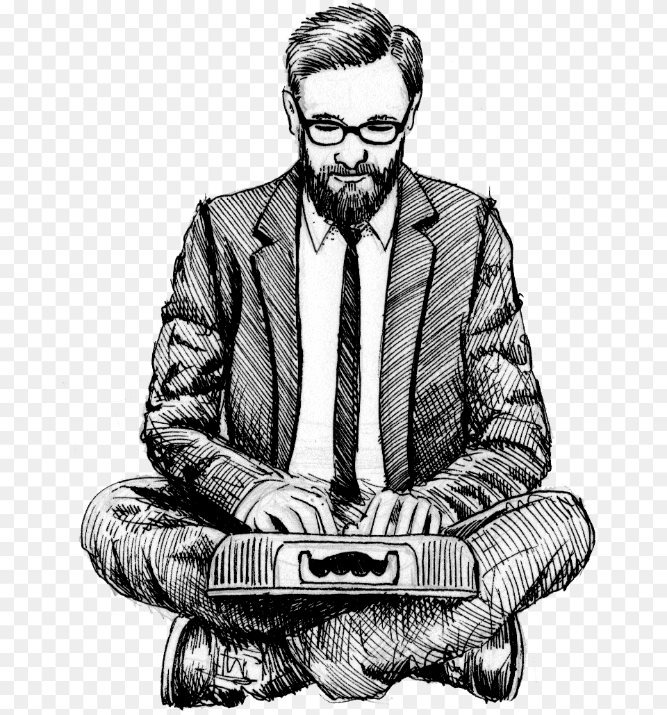 Typing Clip Art, Drawing, Adult, Male, Man Png