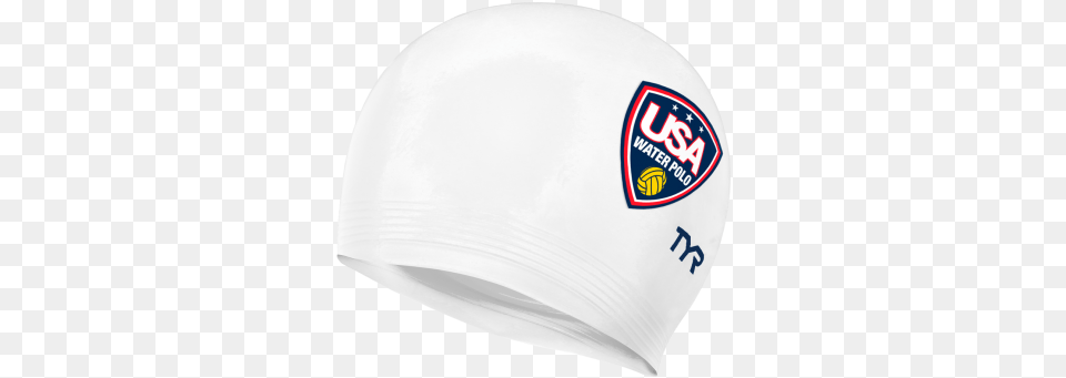 Tyr Usa Water Polo Latex Adult Swim Cap Usa Water Polo, Clothing, Hat, Swimwear, Swimming Cap Free Png