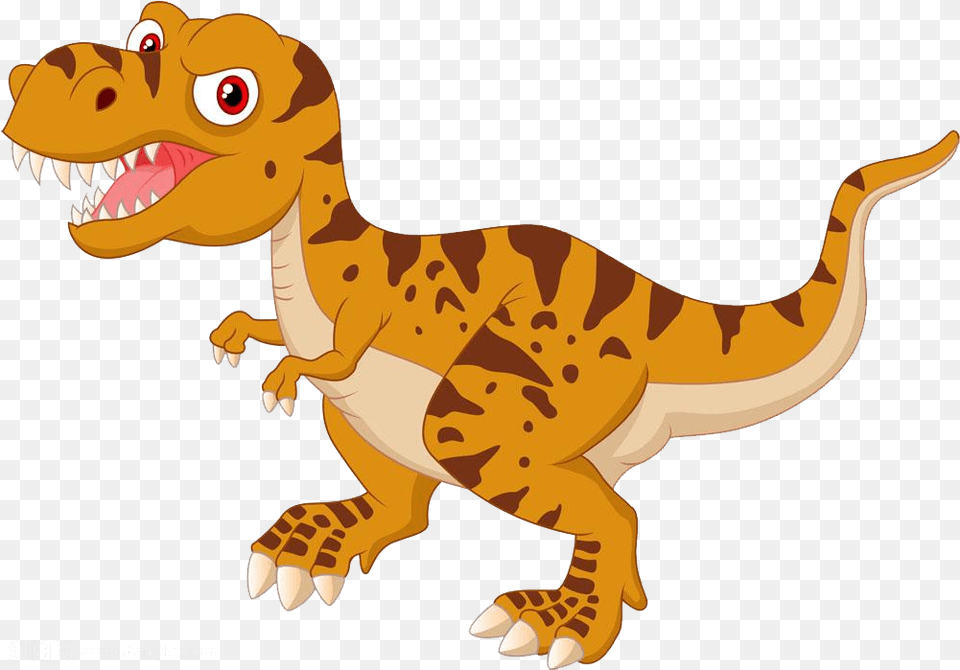 Tyrannosaurus Cartoon Illustration Cute Dinosaurs Dinosaur T Rex Clip Art Free, Animal, Reptile, T-rex Png Image