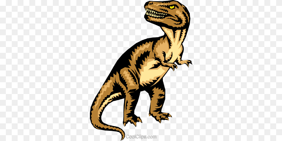 Tyrannosaurus Rex Royalty Free Vector Clip Art Illustration, Animal, Dinosaur, Reptile, T-rex Png