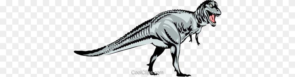 Tyrannosaurus Rex Royalty Vector Clip Art Illustration, Animal, Dinosaur, Reptile, T-rex Free Png
