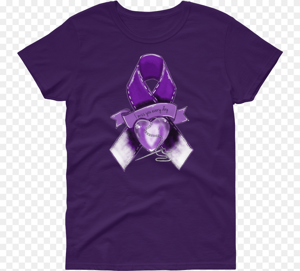 Tyrone Drawing Tshirt Kitten, Clothing, Purple, T-shirt, Shirt Free Png Download