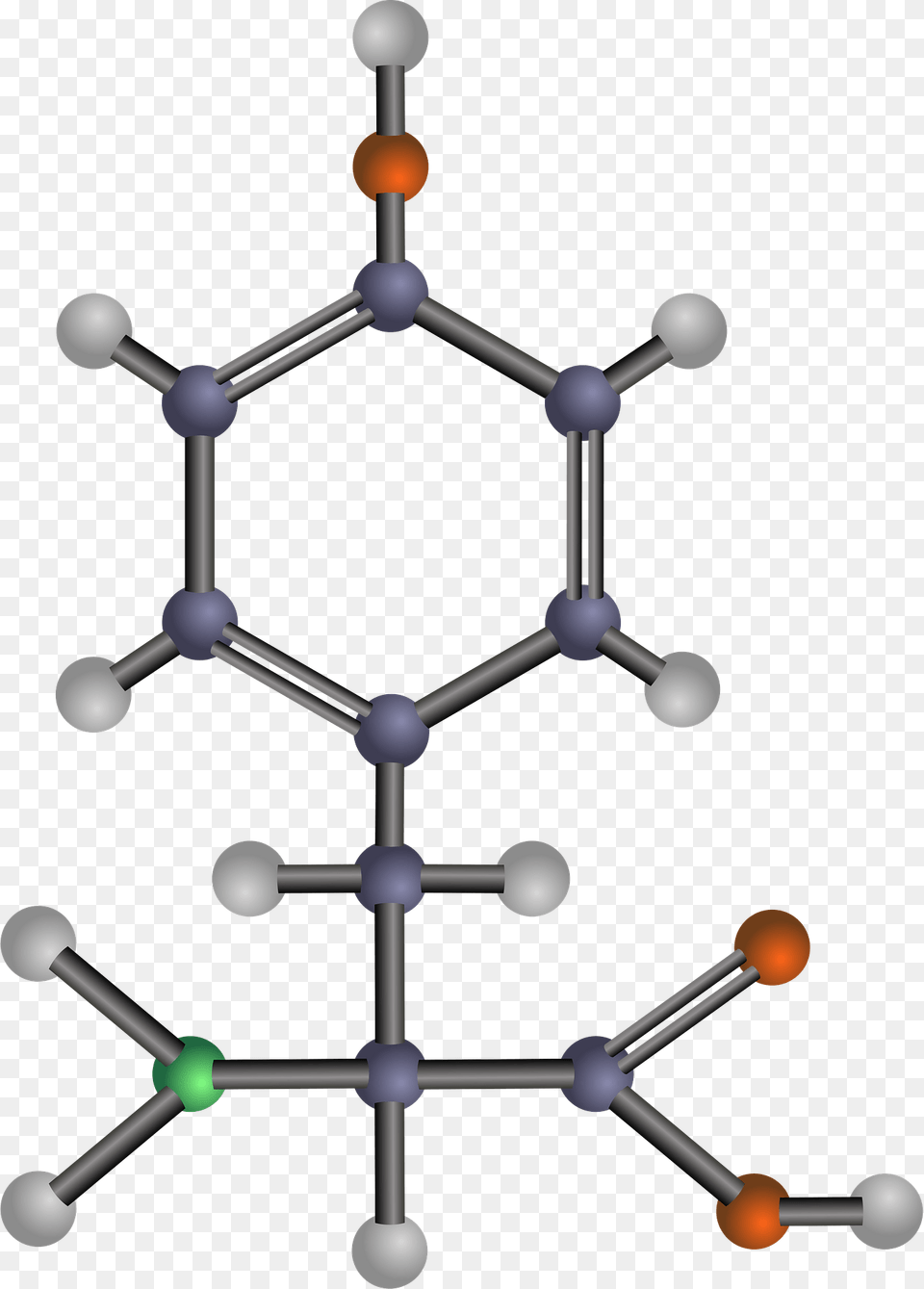 Tyrosine Amino Acid Clipart, Network, Mace Club, Weapon Free Png