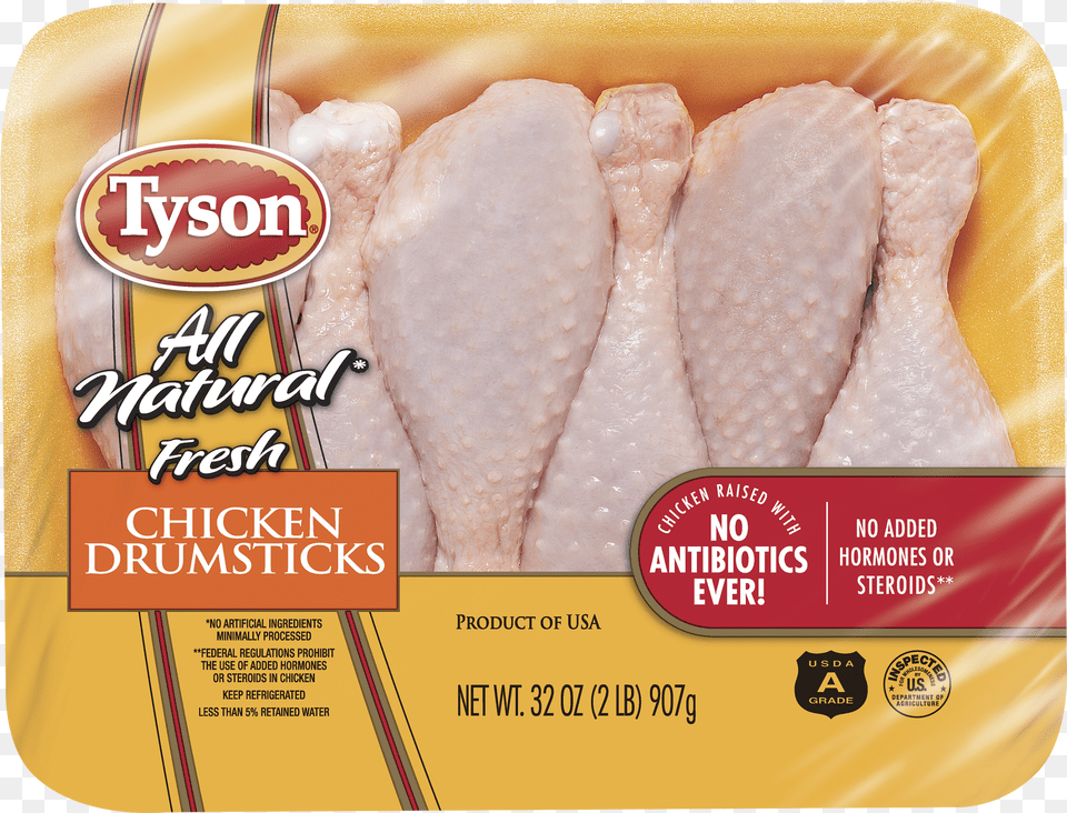 Tyson All Natural Fresh Chicken Drumsticks 2 Lb Nature Raised Farms Chicken Breast Tenderloins, Clothing, Coat, Jacket Free Png Download