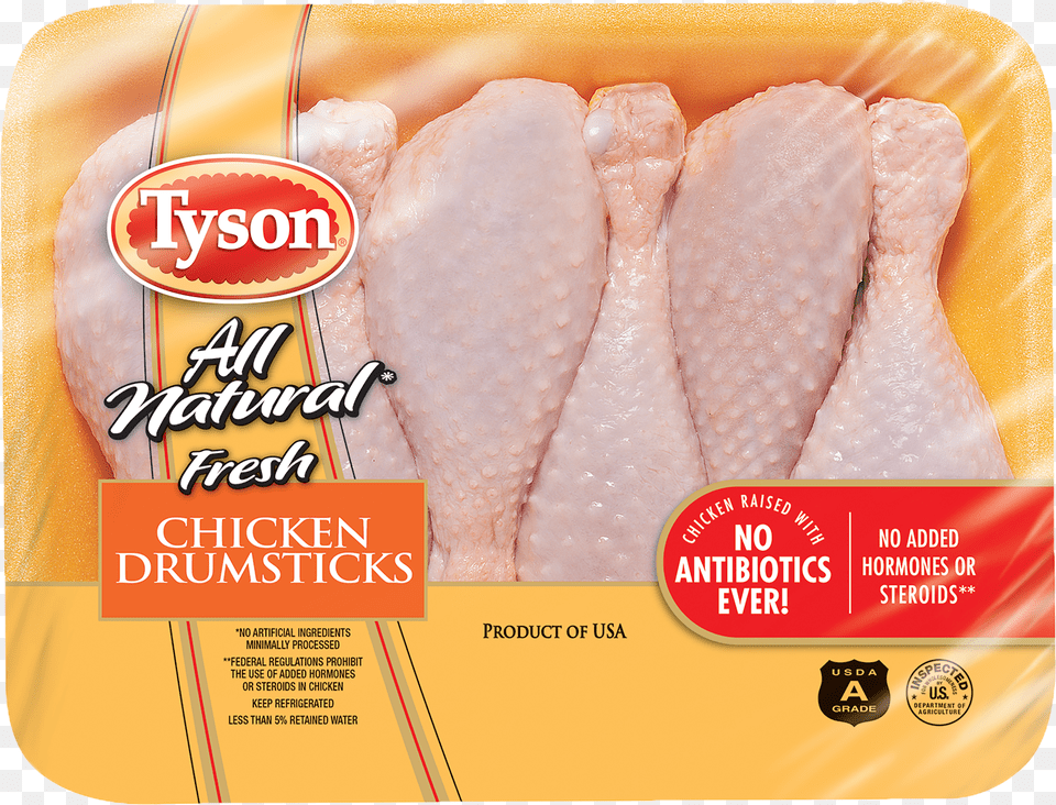 Tyson All Natural Fresh Chicken Drumsticks Walmart Chicken Legs Free Png Download