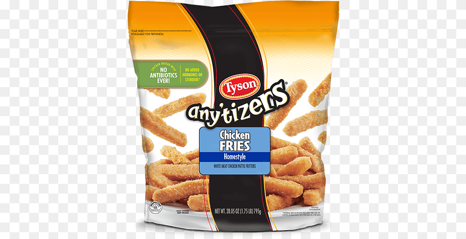 Tyson Anytizer Chicken Fries, Food, Fried Chicken, Nuggets, Snack Png Image