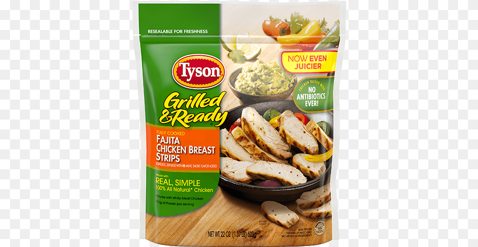 Tyson Chicken Fajita Strips 22 Oz, Food, Lunch, Meal, Advertisement Png Image