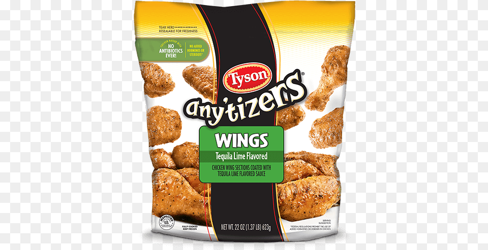 Tyson Chicken Wings Bbq, Food, Fried Chicken, Nuggets, Advertisement Png Image