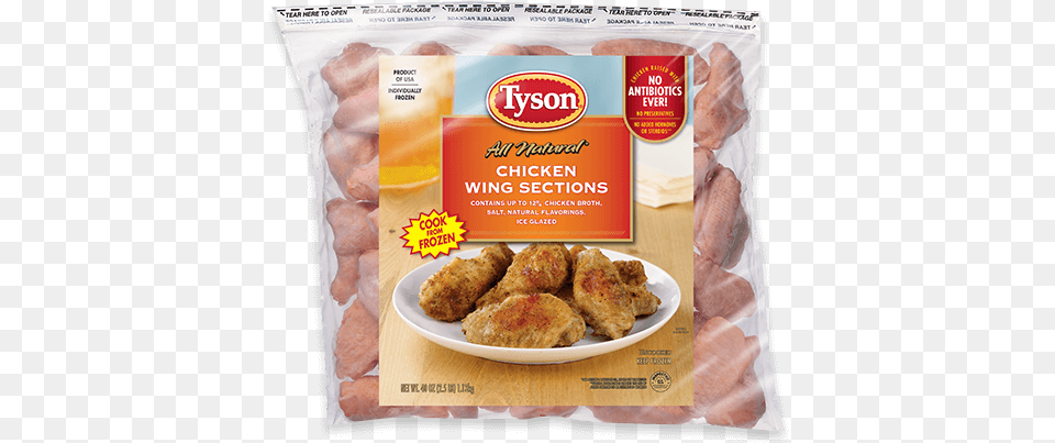 Tyson Chicken Wings Chicken Wing Sections, Food, Fried Chicken, Nuggets Free Png