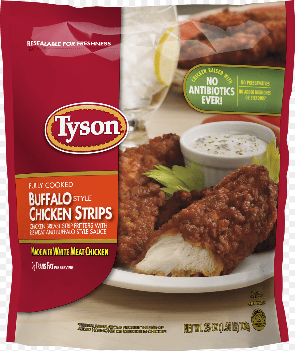 Tyson Fully Cooked Buffalo Style Frozen Chicken Strips Tysons Spicy Chicken Tenders Png Image