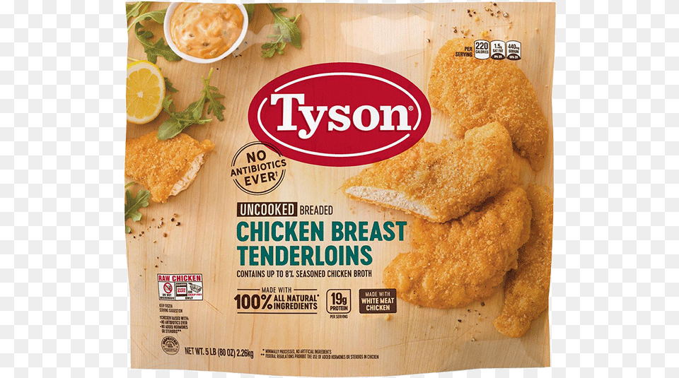 Tyson Panko Chicken Tenderloins, Nuggets, Food, Fried Chicken, Plant Png Image