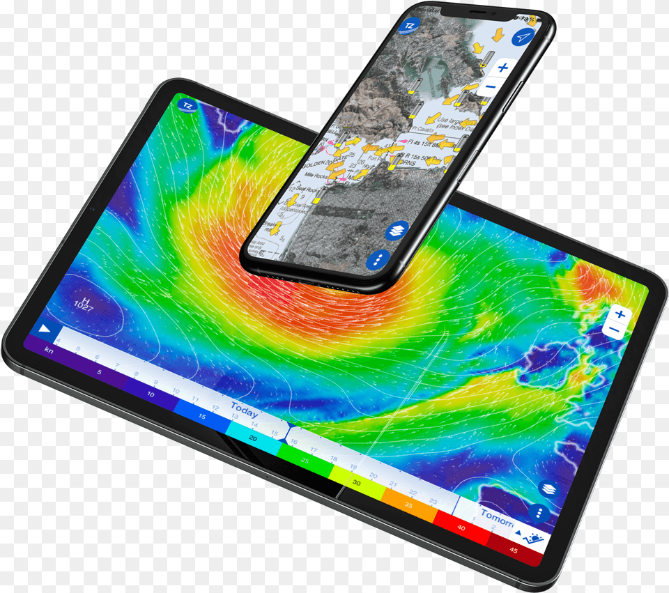 Tz Iboat Ipad And Iphone Marine App Tz Iboat, Computer, Electronics, Tablet Computer, Phone Free Png