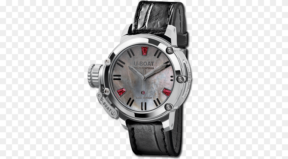 U Boat Chimera Automatic Watch Mother Of Pearl, Arm, Body Part, Person, Wristwatch Png Image