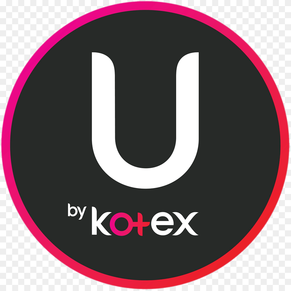 U By Kotex Logo, Disk, Symbol Png Image