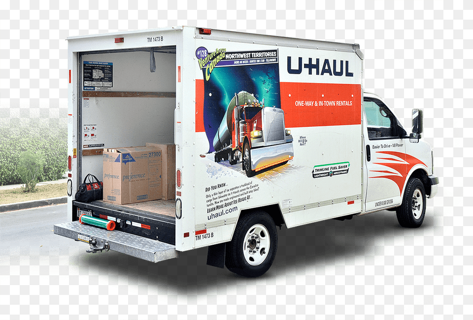 U Haul Truck, Moving Van, Vehicle, Van, Transportation Png
