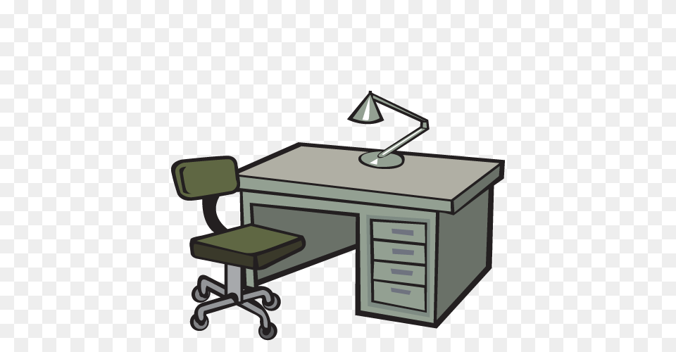 U In A Classroom With Desks, Desk, Furniture, Table, Lamp Free Png