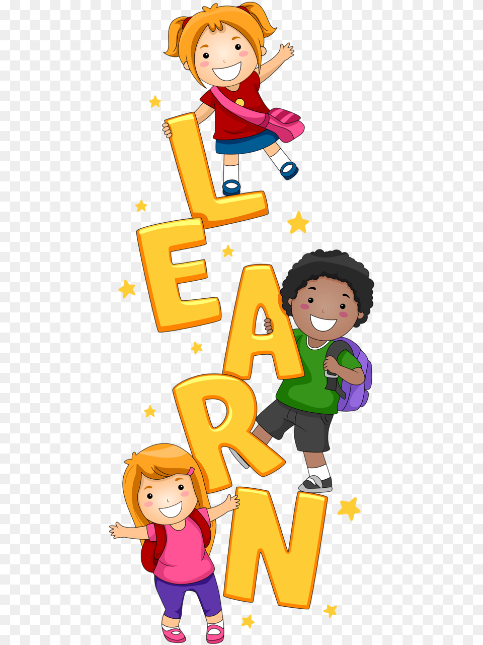U Learning Clipart, Book, Comics, Publication, Baby Free Png Download