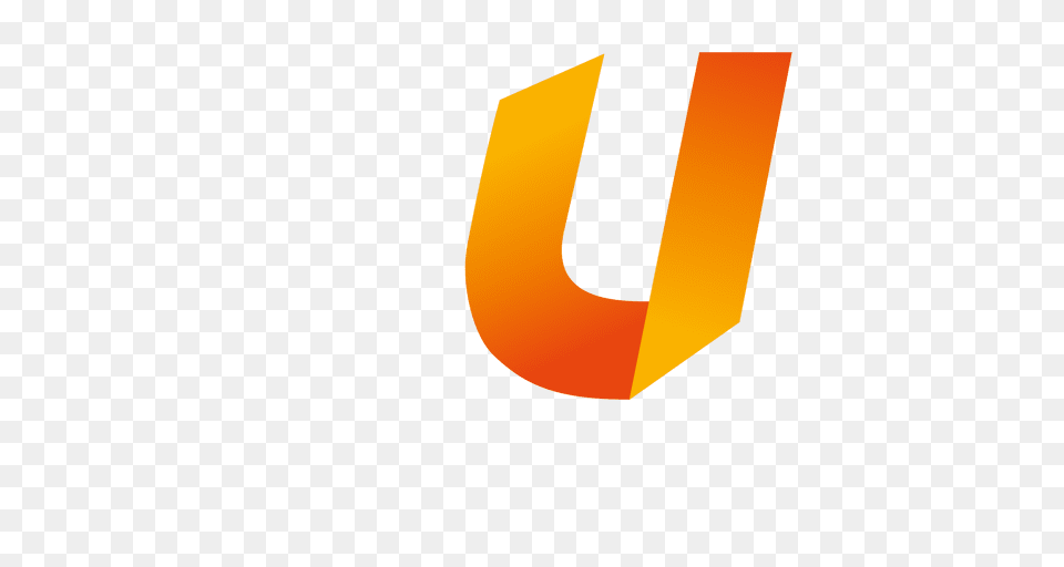 U Letter Origami Isotype, Logo Free Png