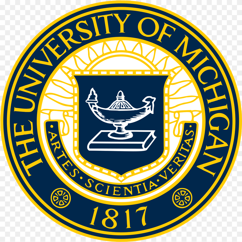U Of M Football Logo Logodix University Of Michigan Ann Arbor Logo, Badge, Emblem, Symbol Free Png Download