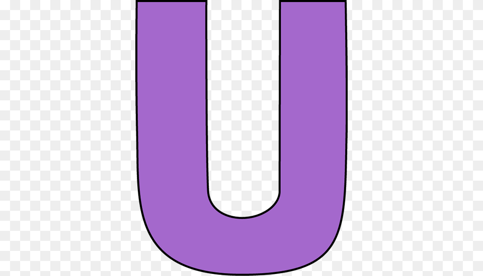 U Purple Letter U Clip Art Image, Number, Symbol, Text Free Png