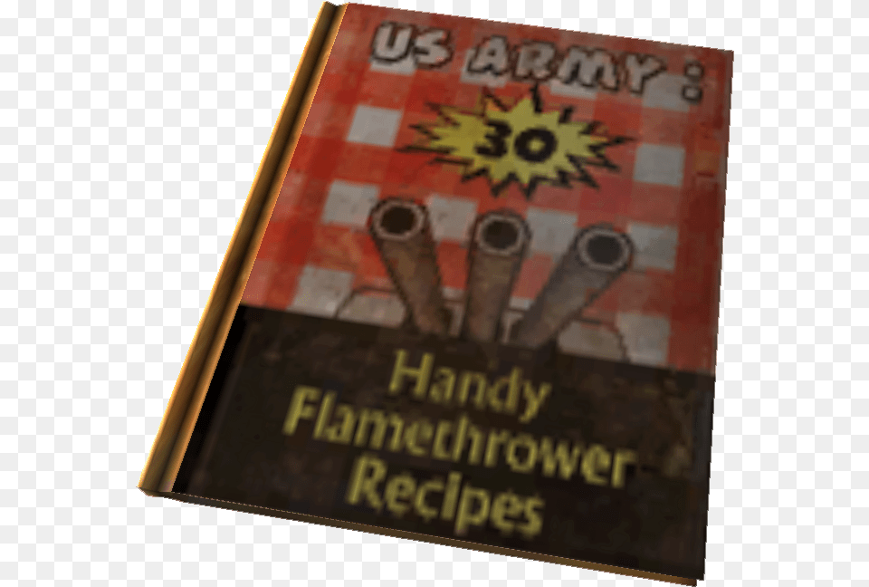 U S Army 30 Handy Flamethrower Recipes, Book, Publication, Blackboard Free Png Download