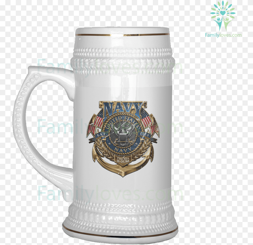 U S Navy German Eagle Beer Stein, Cup Png Image