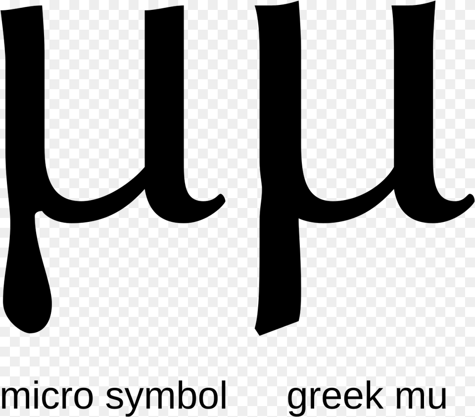 U Symbol In Math, Gray Png Image