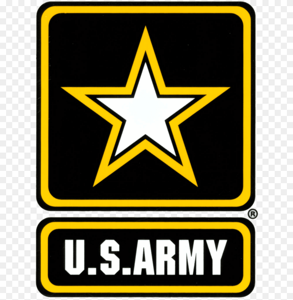 U Transparent Background Us Army Logo, Symbol, Star Symbol, Road Sign, Sign Free Png Download