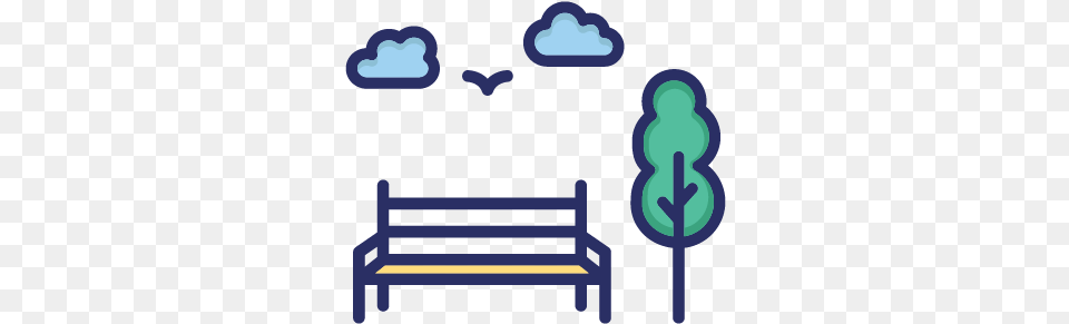 U0026 Premium Summer Icon Outdoor Bench, Furniture, Park Bench Png