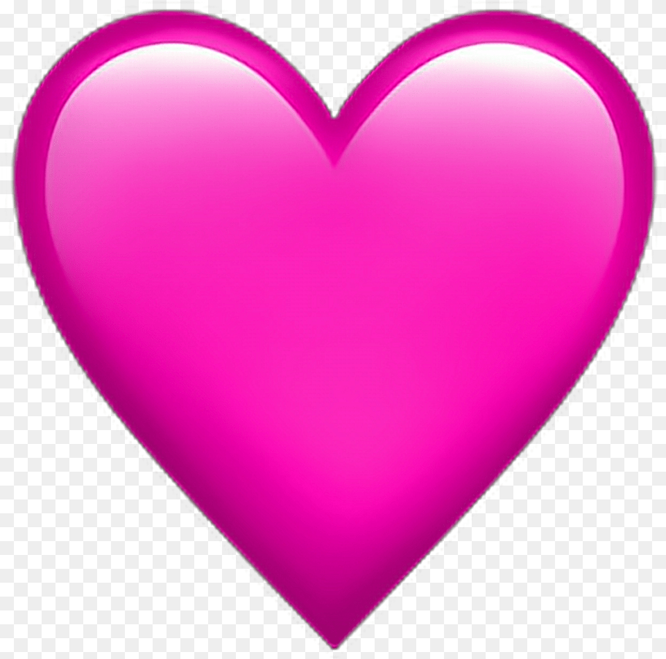 U2022pink Heart Pinkheart Emoji Emoticon Iphone Emojis De Iphone, Balloon Free Png Download
