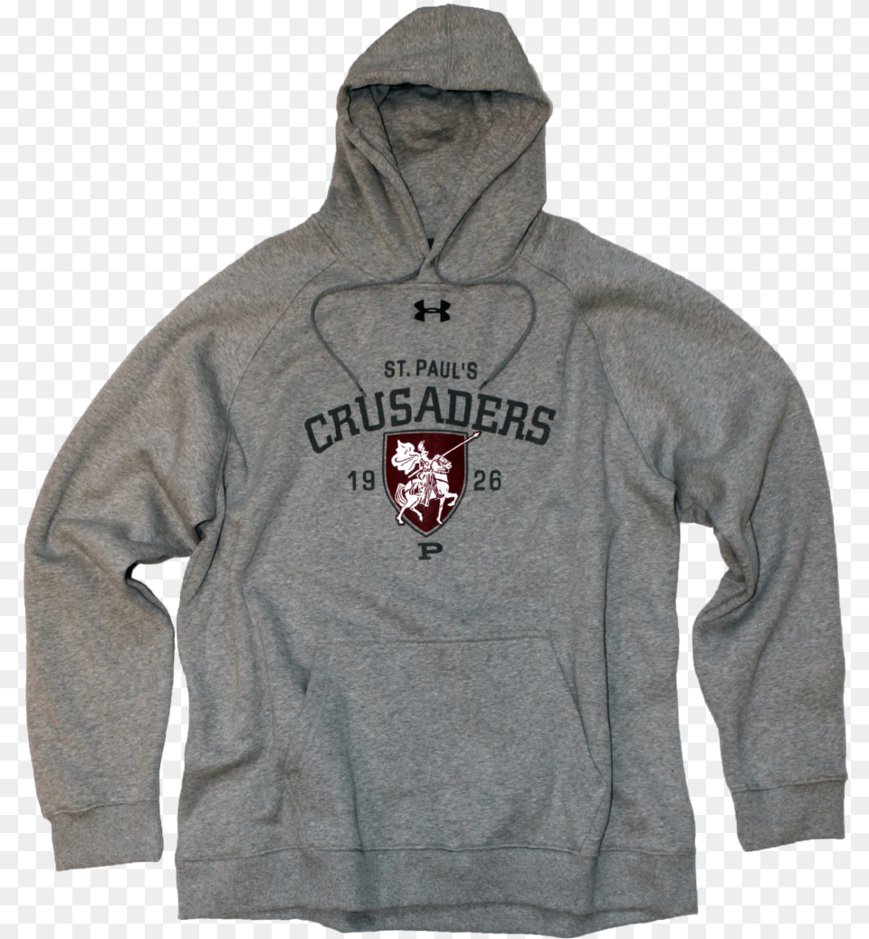 Ua Sweatshirt W Crusader Screen Print, Clothing, Hood, Hoodie, Knitwear Png