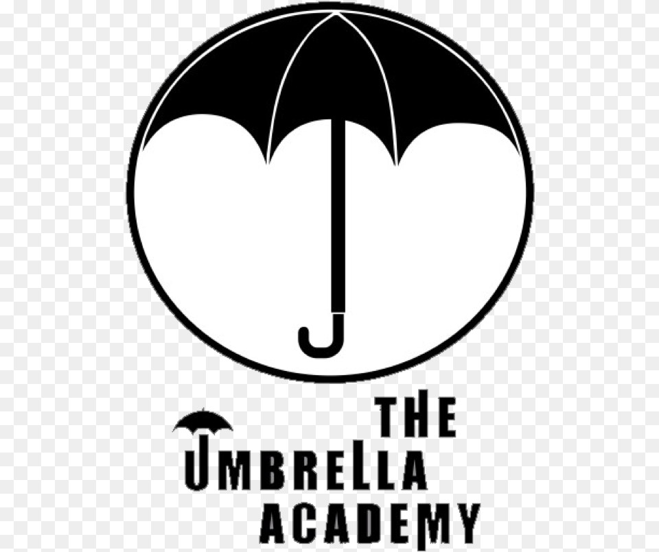 Ua Umbrellaacademy Umbrella Academy Sticker By Annie Umbrella, Canopy, Stencil, Logo, Disk Free Transparent Png