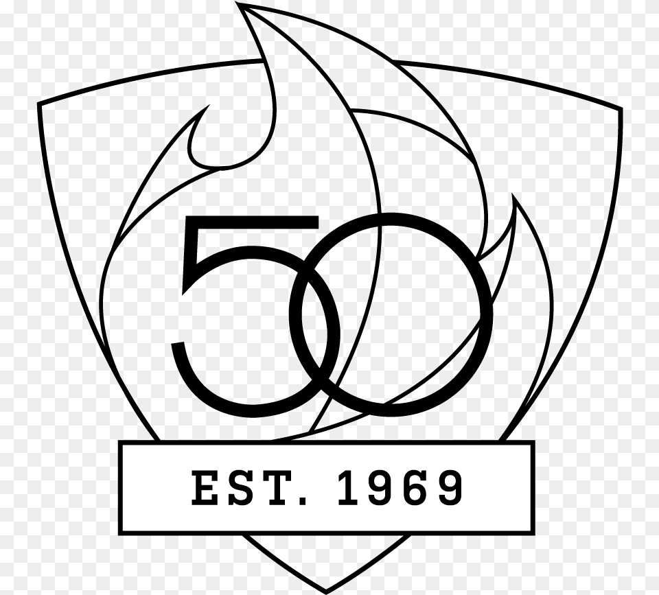 Uab 50th Logo Est 1969 Line Art, Text Free Png