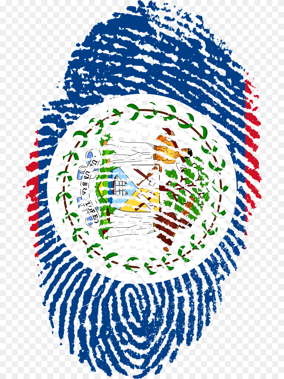 Uae Flag Fingerprint, Person, Art, Face, Head Free Transparent Png