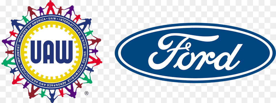 Uaw Ford Logo New Uaw Local 1219 Logo, Badge, Symbol, Oval, Disk Free Png Download