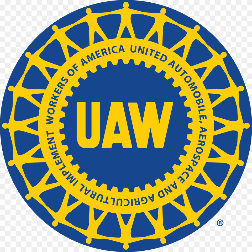 Uaw Local 12 Logo, Machine, Wheel, Symbol, Emblem Png Image