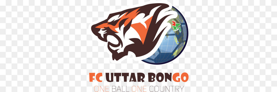 Ub Logo Tiger Fc Uttar Bongo, Advertisement, Astronomy, Outer Space Free Png Download