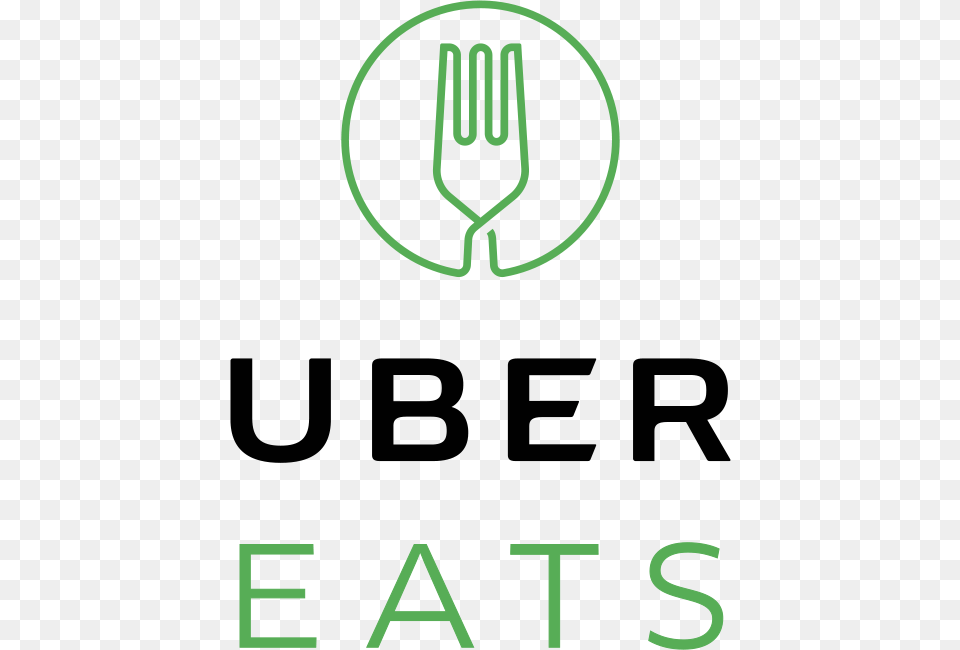 Uber Eats Logo, Cutlery, Fork Free Transparent Png