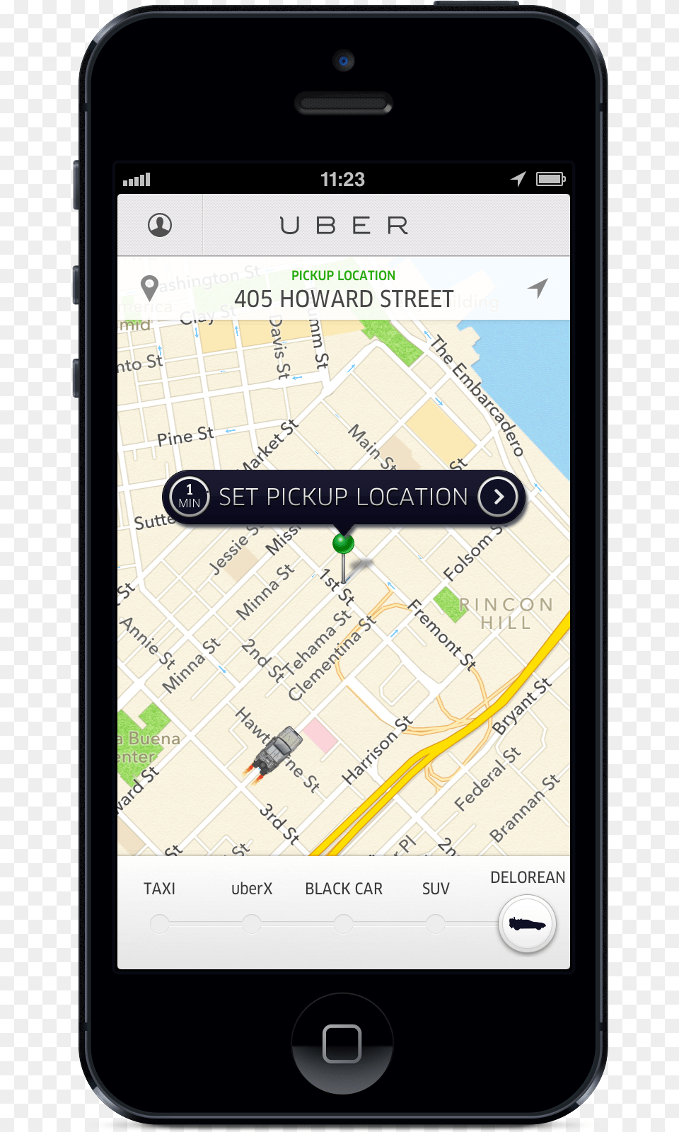 Uber Flunks Better Business Bureau Review Uber On Phone, Electronics, Mobile Phone, Gps Free Png