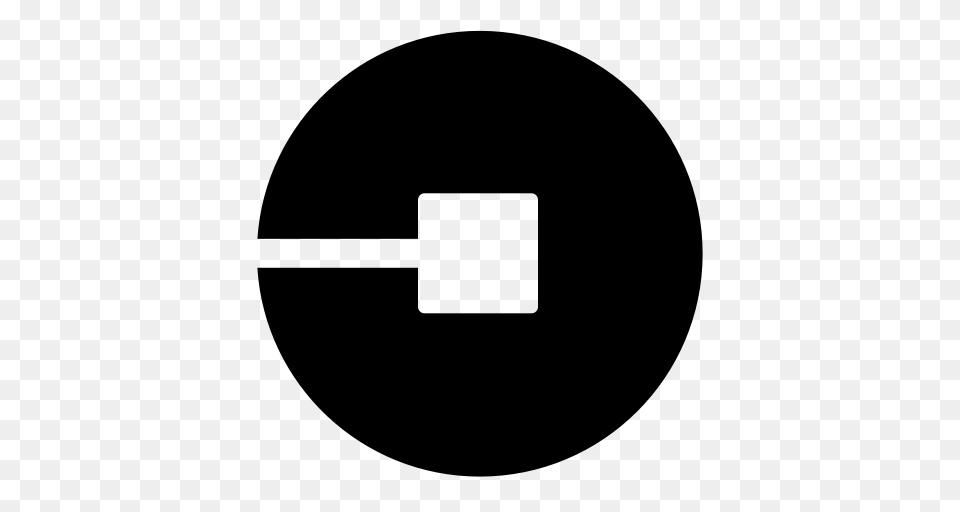 Uber Icon, Gray Free Png