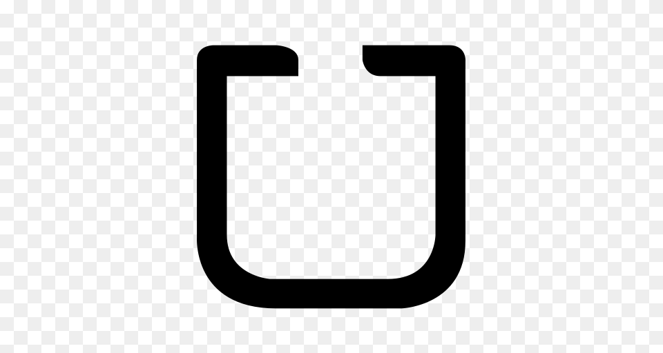 Uber Icon With And Vector Format For Unlimited Download, Gray Free Transparent Png