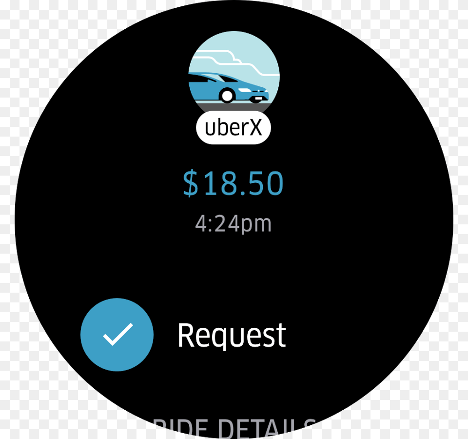 Uber Is Now Available For Android Wear Red, Disk, Car, Transportation, Vehicle Png