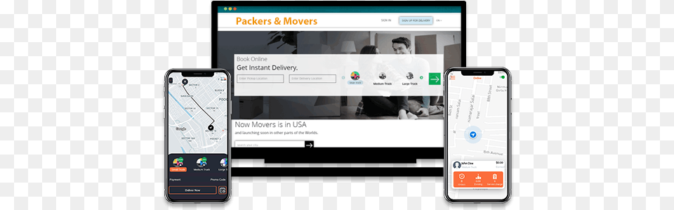 Uber Like App For Movers And Packers Services Appilab By Iphone, Phone, Electronics, Mobile Phone, Adult Png