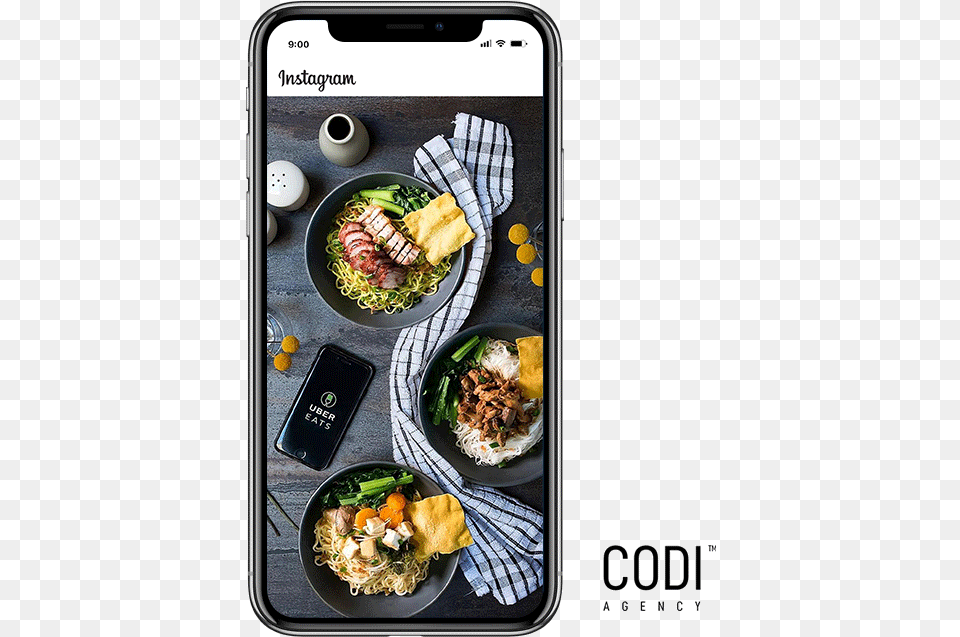 Ubereats Phone2 Side Dish, Food, Lunch, Meal, Electronics Free Transparent Png