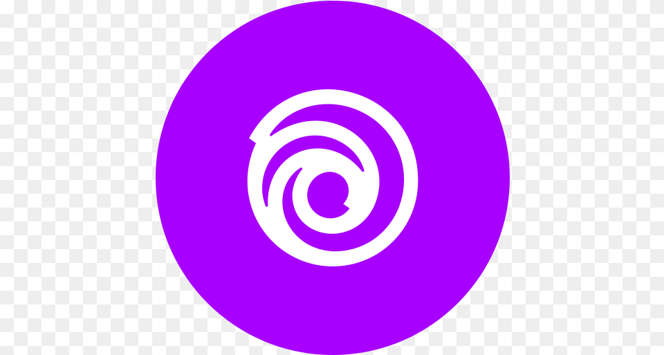 Ubisoft Icon Of Aegis White Ubisoft Logo, Coil, Purple, Spiral, Disk Free Png Download